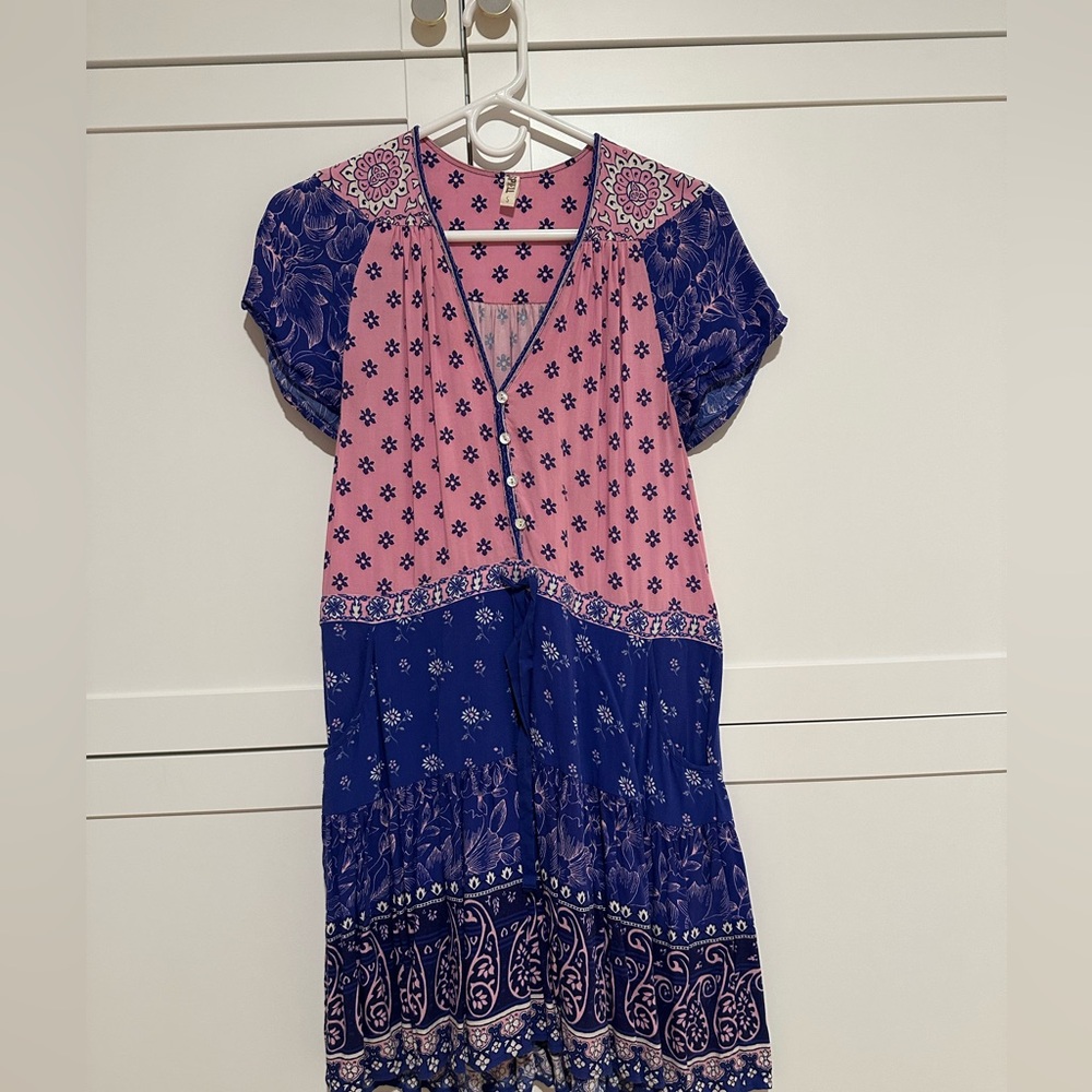 Spell Pink and purple sample lionheart Floral playdress. Super rare!